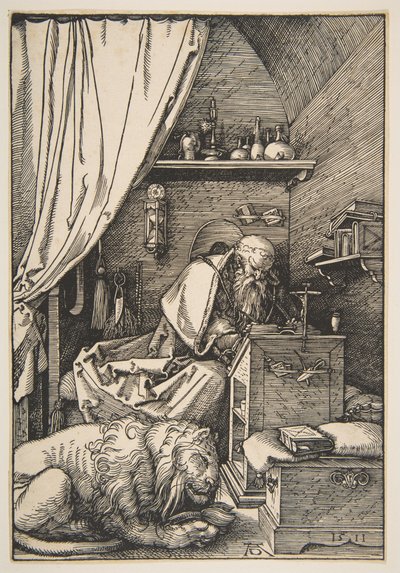 Święty Hieronim w swojej pracowni autorstwa Albrecht Dürer