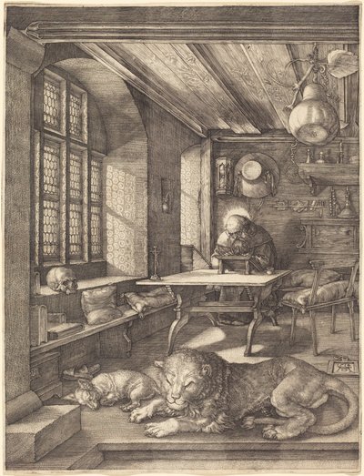 Święty Hieronim w swojej pracowni autorstwa Albrecht Dürer