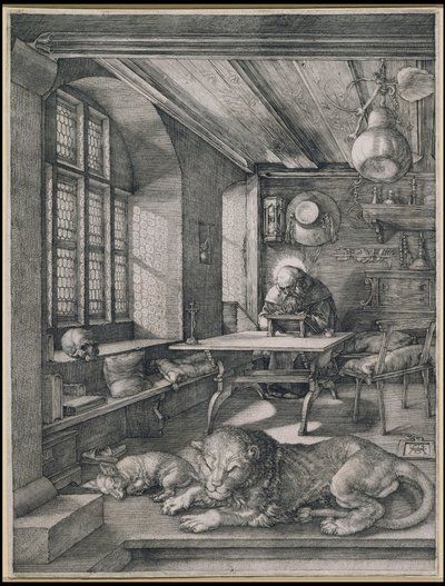 Święty Hieronim w swojej pracowni autorstwa Albrecht Dürer