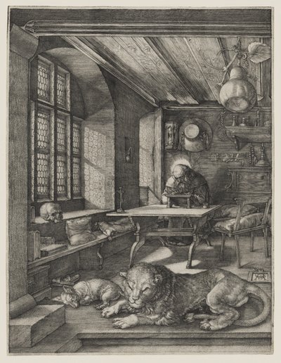Święty Hieronim w swojej pracowni autorstwa Albrecht Dürer