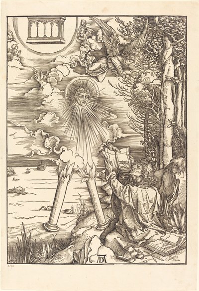 Święty Jan pożerający księgę autorstwa Albrecht Dürer