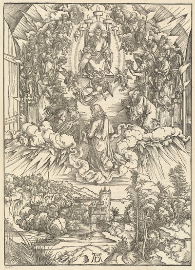 Święty Jan przed Bogiem i starszymi autorstwa Albrecht Dürer
