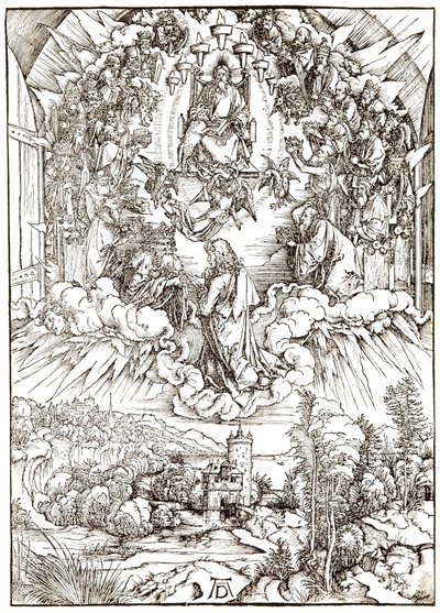 Święty Jan przed Bogiem i starszymi autorstwa Albrecht Dürer