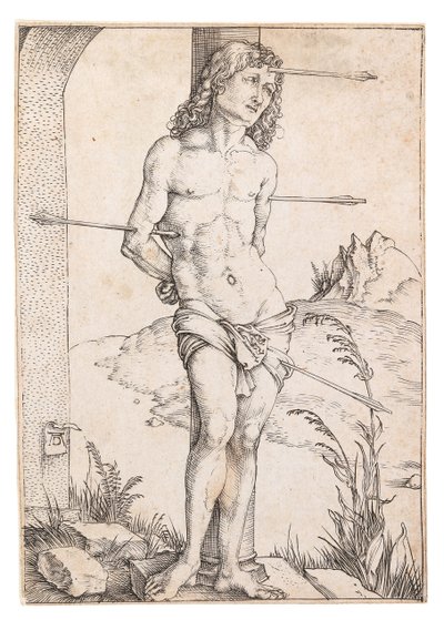 Św. Sebastian pod Kolumną, ok. 1930 1500. autorstwa Albrecht Dürer