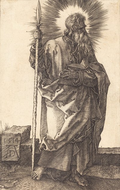 Św. Tomasz, 1514. autorstwa Albrecht Dürer