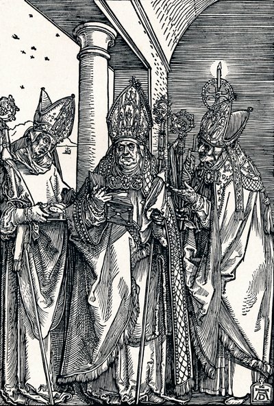 Święci Mikołaj, Ulryk i Erazm, 1508 1906. autorstwa Albrecht Dürer