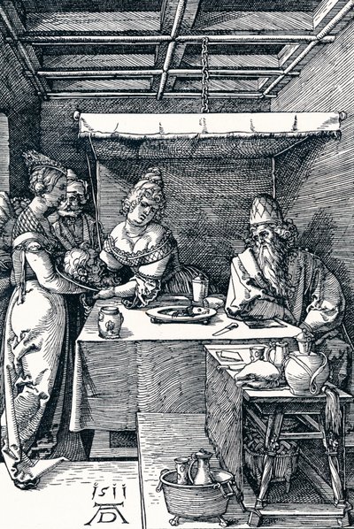 Salome przedstawia Herodiadzie głowę św. Jana Chrzciciela, 1511 1906 autorstwa Albrecht Dürer