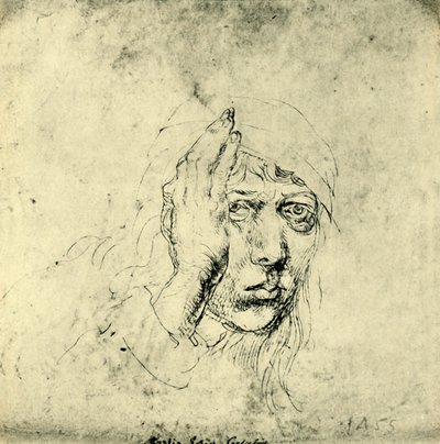 Autoportret z bandażem, 1492, 1943. autorstwa Albrecht Dürer