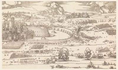 Oblężenie miasta (część 1) autorstwa Albrecht Dürer