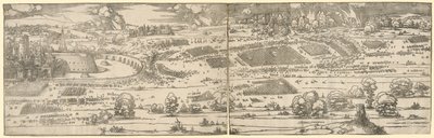 Oblężenie twierdzy. autorstwa Albrecht Dürer