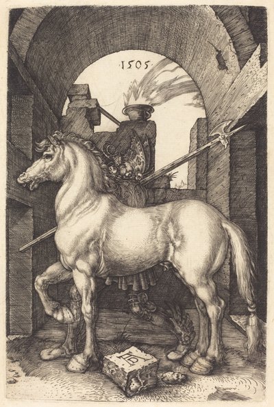 Mały koń, 1505. autorstwa Albrecht Dürer