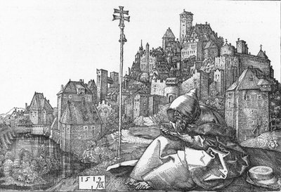 Czytanie św. Antoniego, 1519, 1906 autorstwa Albrecht Dürer