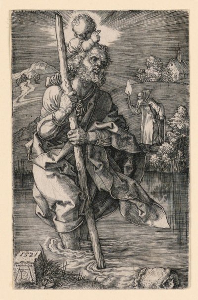 Św. Krzysztof autorstwa Albrecht Dürer