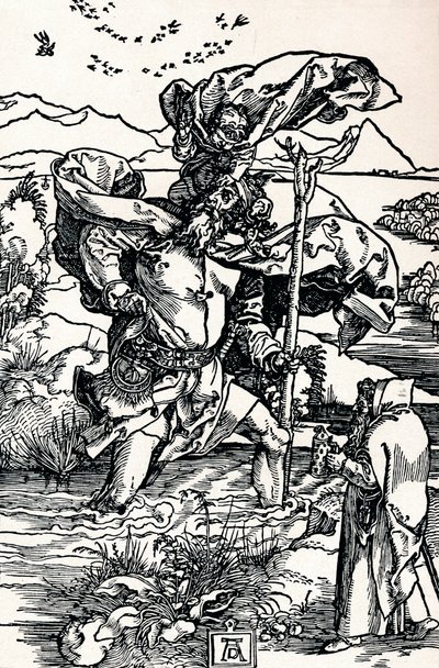 Św. Krzysztof, 1500 1906 autorstwa Albrecht Dürer