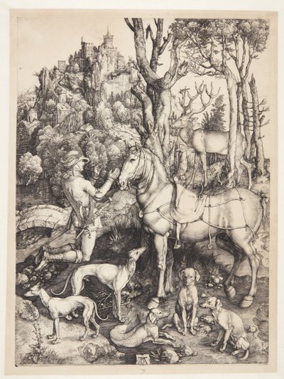 Św. Eustachy autorstwa Albrecht Dürer