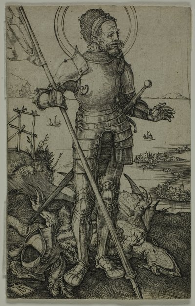 Św. Jerzy na piechotę autorstwa Albrecht Dürer