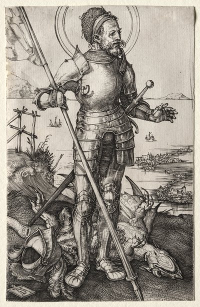 Św. Jerzy na piechotę autorstwa Albrecht Dürer