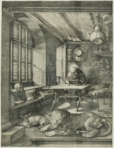 Św. Hieronim w swoim gabinecie autorstwa Albrecht Dürer