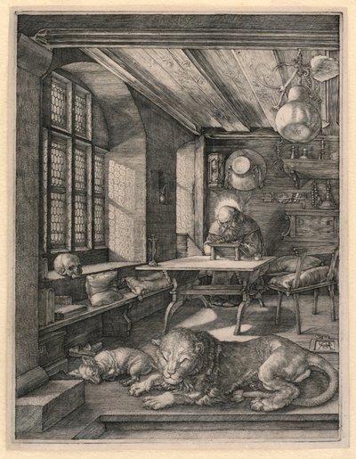 Św. Hieronim w swoim gabinecie autorstwa Albrecht Dürer
