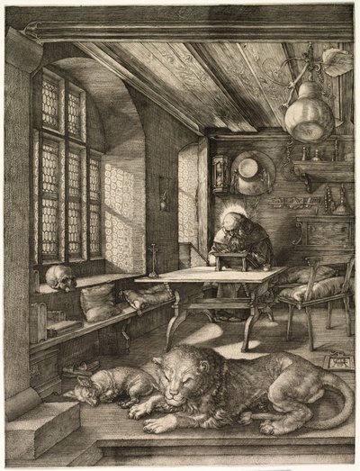 Św. Hieronim w swoim gabinecie autorstwa Albrecht Dürer
