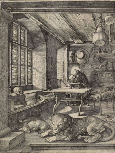 Św. Hieronim w swoim gabinecie, 1514 autorstwa Albrecht Dürer