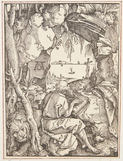 Św. Hieronim w jaskini autorstwa Albrecht Dürer