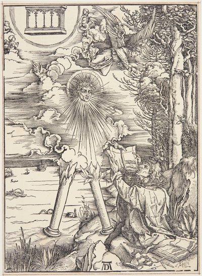 Św. Jan pożerający księgę autorstwa Albrecht Dürer