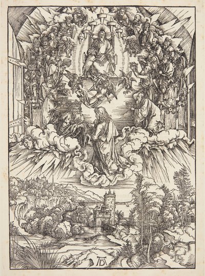 Św. Jan przed Bogiem i starszymi autorstwa Albrecht Dürer