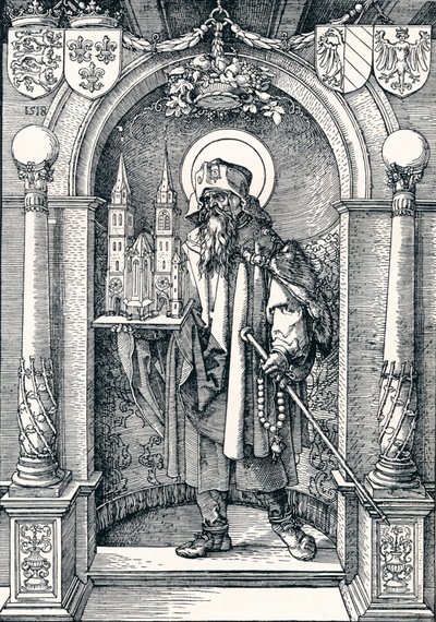 Św. Sebaldus w niszy, 1518 1906 autorstwa Albrecht Dürer