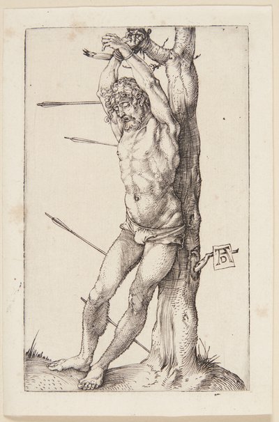 Św. Sebastian przy drzewie autorstwa Albrecht Dürer