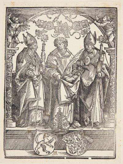 Św. Szczepan z dwoma innymi świętymi autorstwa Albrecht Dürer