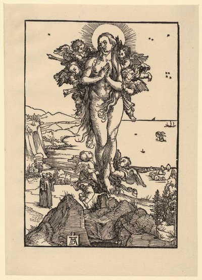 Arkusz ćwiczeniowy z pięcioma rysunkami autorstwa Albrecht Dürer