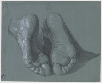 Badanie dwóch stóp autorstwa Albrecht Dürer