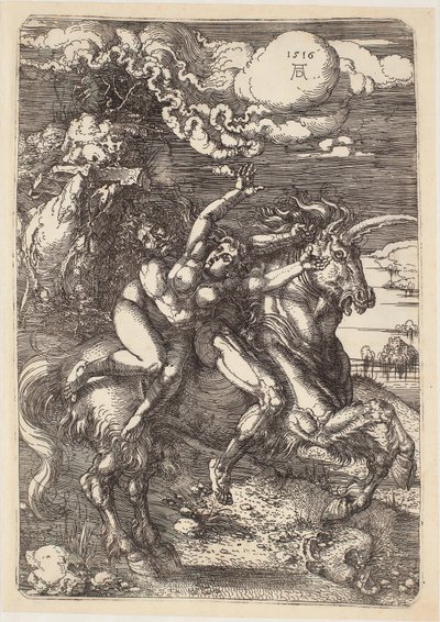 Uprowadzenie Prozerpiny autorstwa Albrecht Dürer