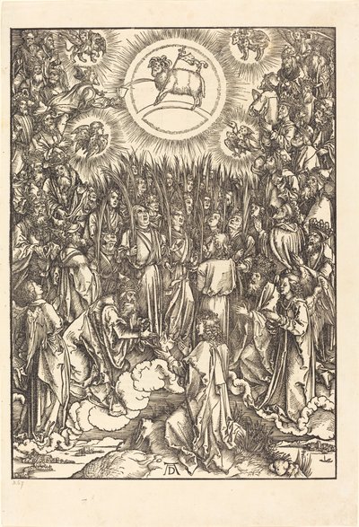 Adoracja Baranka autorstwa Albrecht Dürer