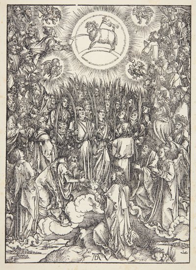 Adoracja Baranka autorstwa Albrecht Dürer