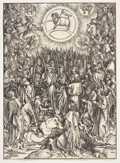 Adoracja Baranka autorstwa Albrecht Dürer
