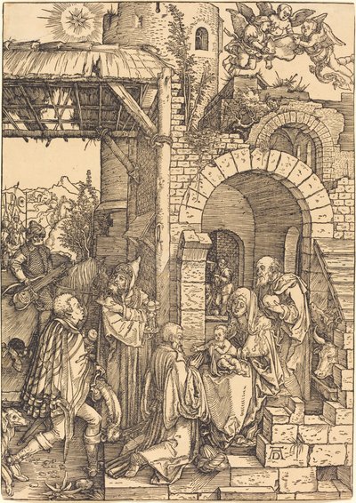Pokłon Trzech Króli autorstwa Albrecht Dürer