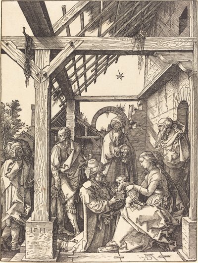 Pokłon Trzech Króli autorstwa Albrecht Dürer