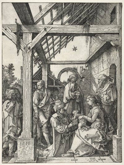 Pokłon Trzech Króli autorstwa Albrecht Dürer
