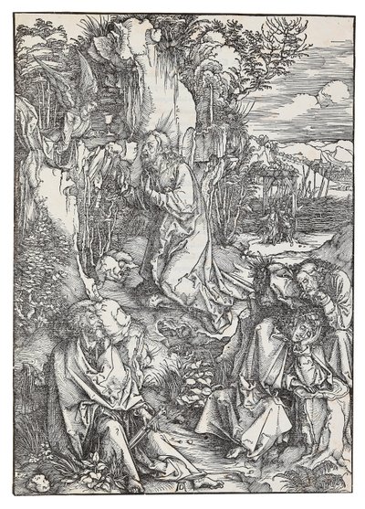 Agonia w ogrodzie, z cyklu Wielka pasja, ok. 1930 r. 1496. autorstwa Albrecht Dürer