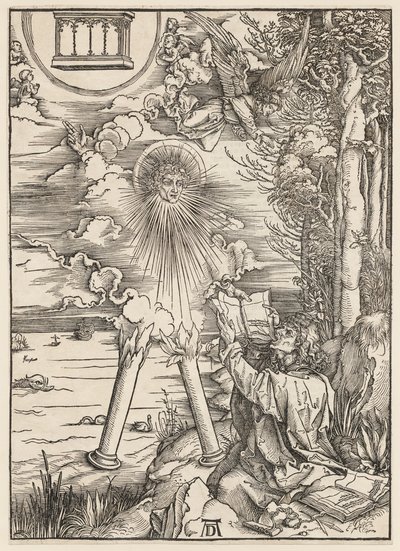 Apokalipsa: święty Jan pożera księgę autorstwa Albrecht Dürer