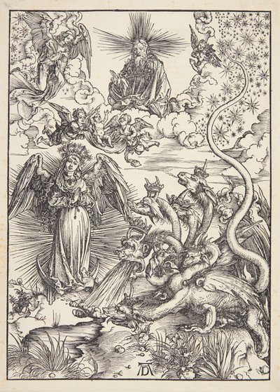 Apokaliptyczna kobieta autorstwa Albrecht Dürer