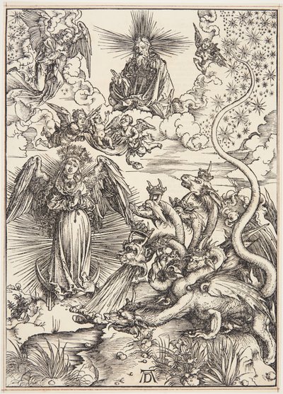 Apokaliptyczna kobieta autorstwa Albrecht Dürer