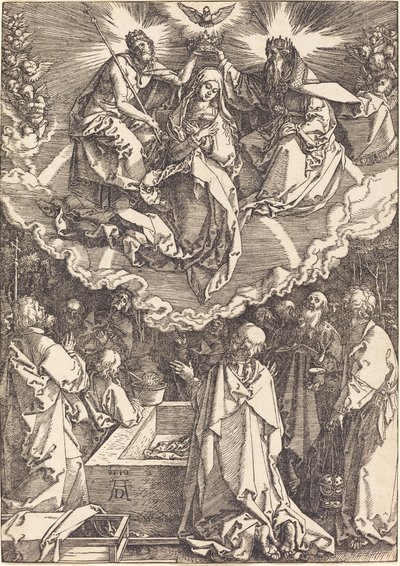 Wniebowzięcie i Koronacja Dziewicy autorstwa Albrecht Dürer