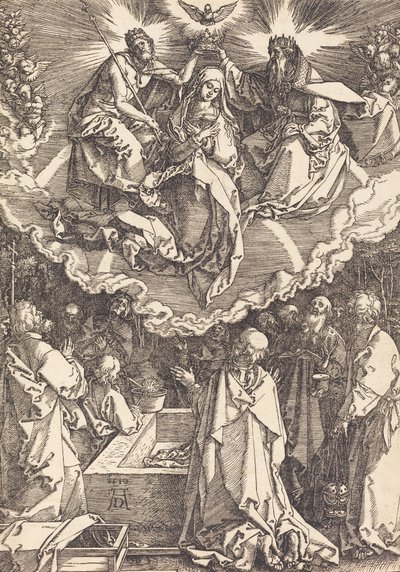 Wniebowzięcie i Koronacja Matki Boskiej, 1510. autorstwa Albrecht Dürer