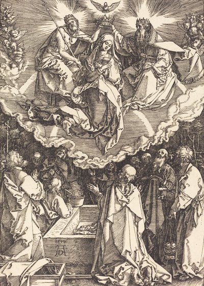 Wniebowzięcie i Koronacja Matki Boskiej, 1510. autorstwa Albrecht Dürer