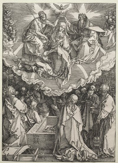 Wniebowzięcie i Koronacja Matki Boskiej, 1510. autorstwa Albrecht Dürer
