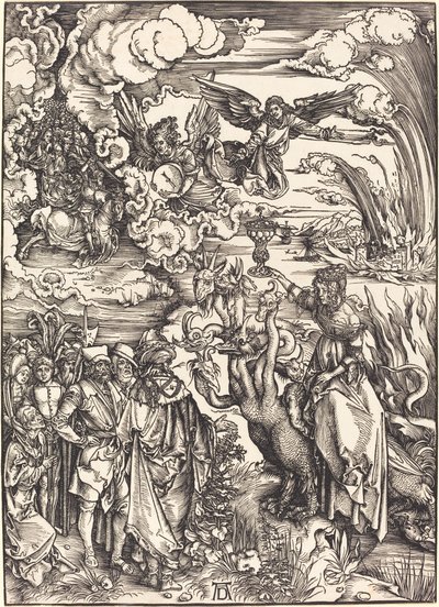 Babilońska dziwka autorstwa Albrecht Dürer