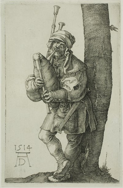Bag-Piper autorstwa Albrecht Dürer
